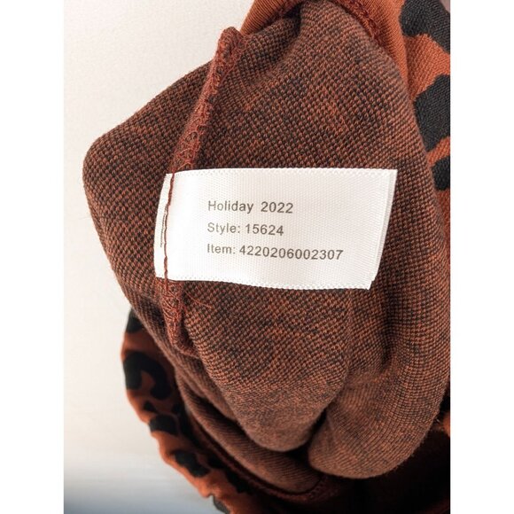 Marine Layer Pants Womens XS Valencia Cheetah Print Kick Flare - Picture 5 of 7